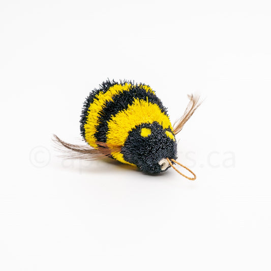 Vibrant Meadow Yellow-Banded Bumble Bee